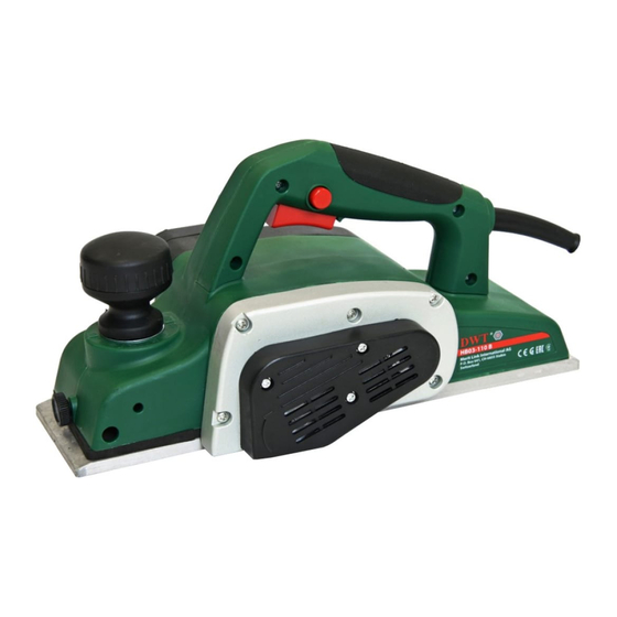 User Manuals: DWT HB03-110 B Electric Planer