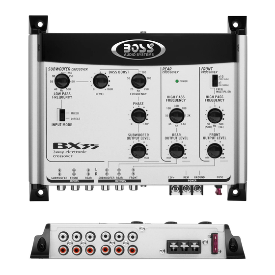 Boss Audio Systems BX35 User Manual