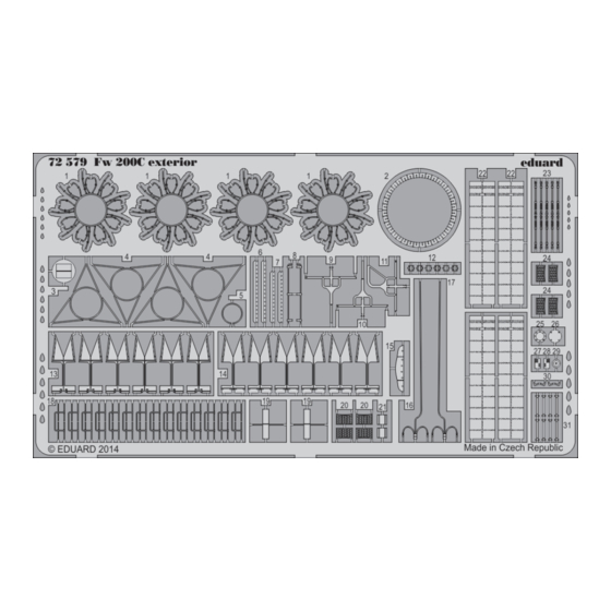 Eduard Fw 200C exterior Quick Start Manual