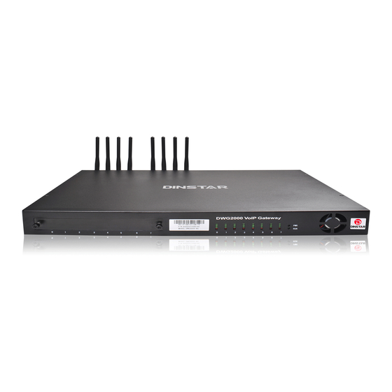 Dinstar DWG2000-8G User Manual