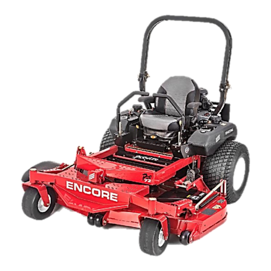 Encore Prowler EP60MX800EV5 Operator's Manual