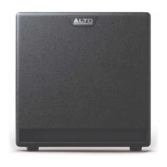 Alto Professional TX212S User Manual