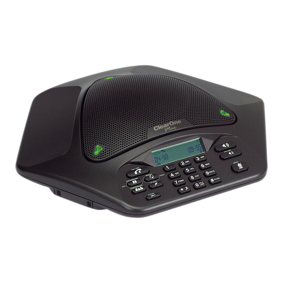 ClearOne Tabletop Conference Phones Specification Sheet