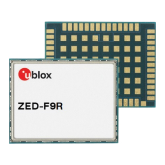 Ublox ZED-F9R Getting Started