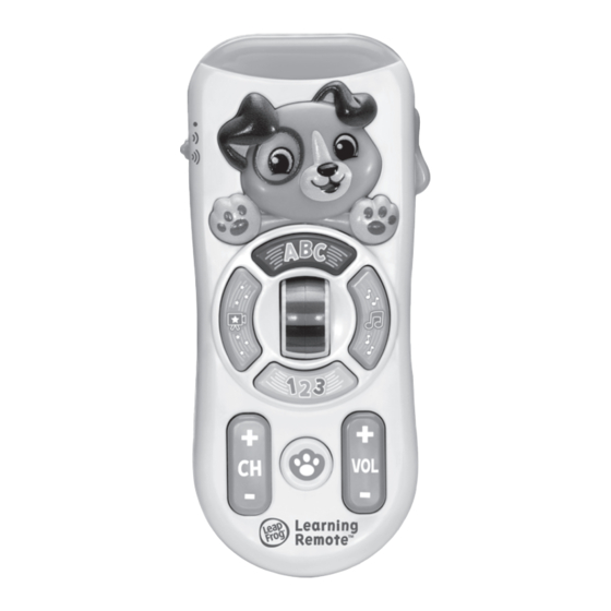 LeapFrog Channel Fun Learning Remote Instruction Manual