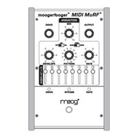 Moog Moogerfooger MF-105M MIDI MuRF Usage Instructions