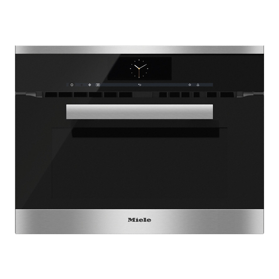 Miele H 6700 BM Operating And Installation Instructions