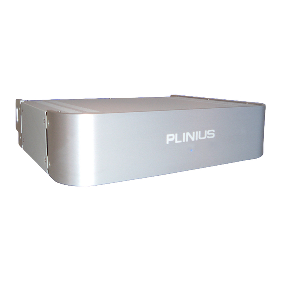 Plinius P8 Instruction Manual
