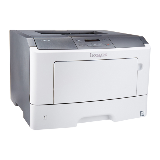 Lexmark MS410 Series Service Manual