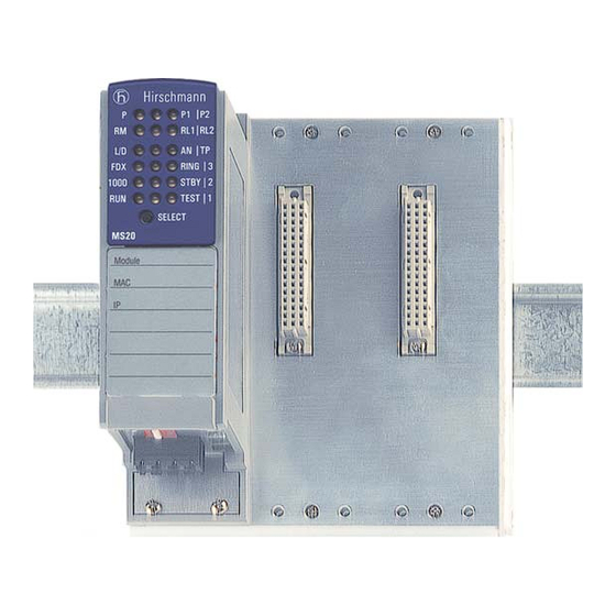 Hirschmann MICE MS20-0800 Series Manuals