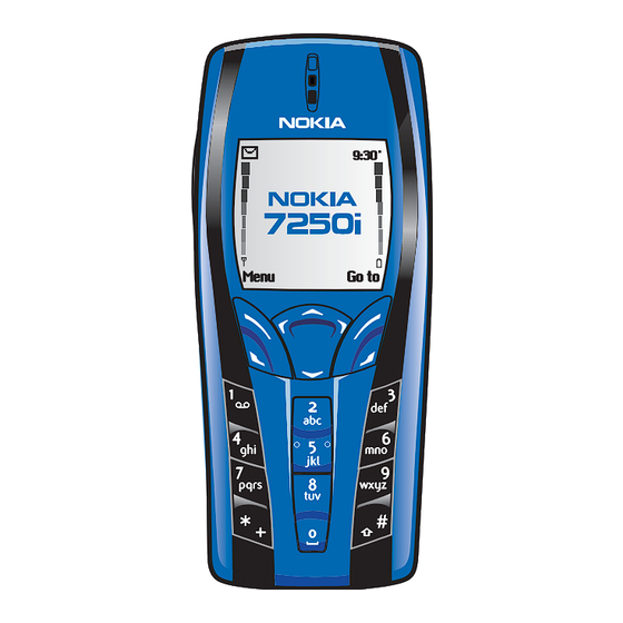 Nokia 7250i User Manual