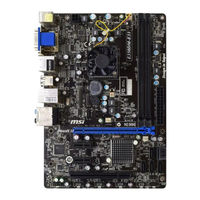 MSI E350DM-E33 series Manual
