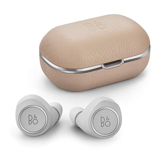 Bang & Olufsen BEOPLAY E8 2.0 WHITE Quick Start Manual