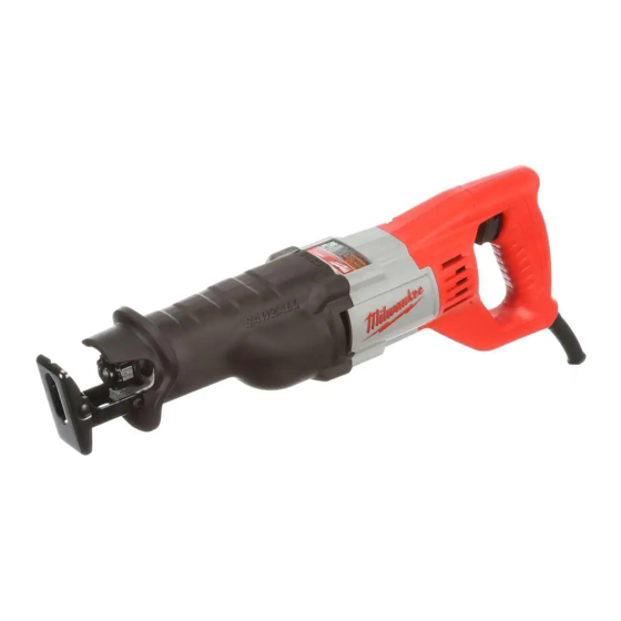 Milwaukee SAWZALL 6509 Series Operator's Manual