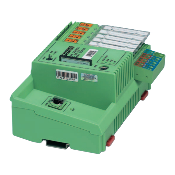 Phoenix Contact ILC 330 Series User Manual