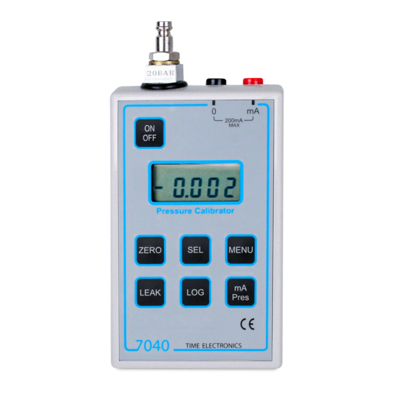 Time Electronics 7040 User Manual