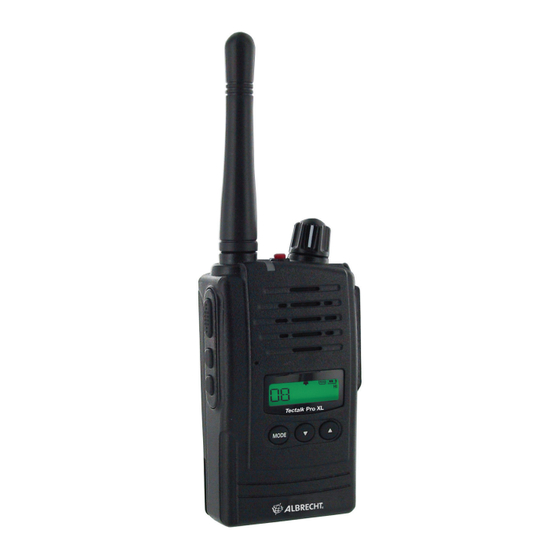 Albrecht Tectalk Pro XL User Manual