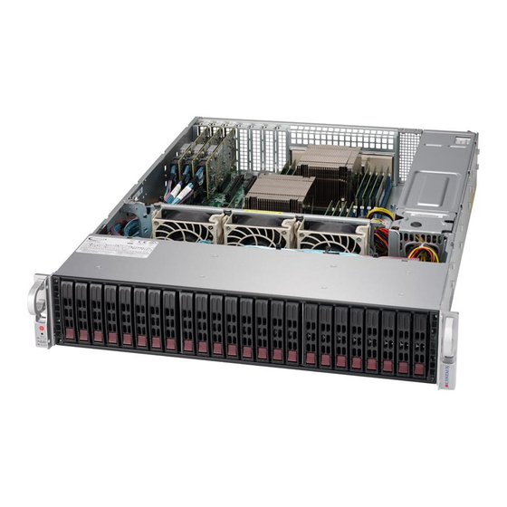 Supermicro 2028R-ACR24L Manuals