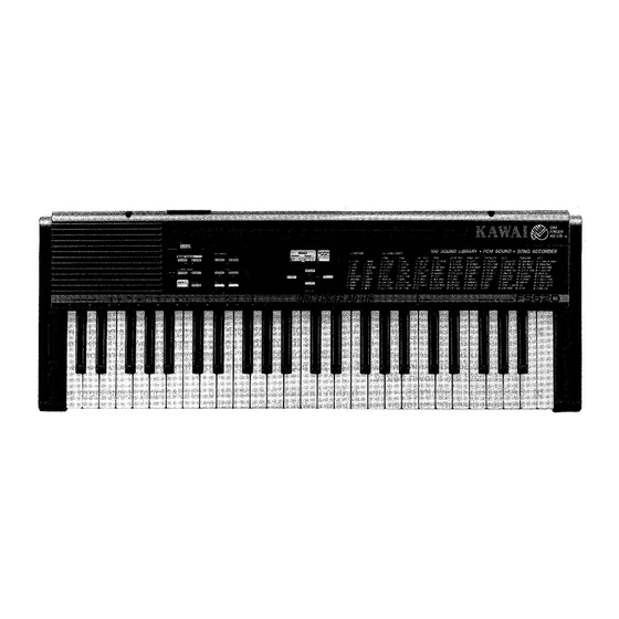 Kawai FS620 Owner's Manual