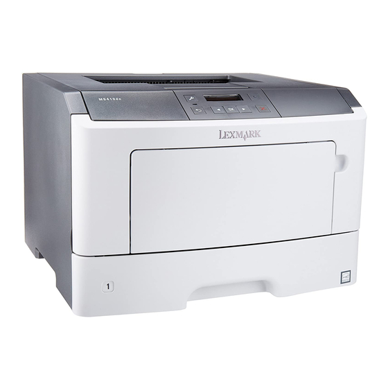 Lexmark MS410 Series Service Manual