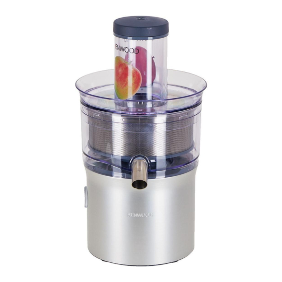 User Manuals: Kenwood JE950 Juice Extractor