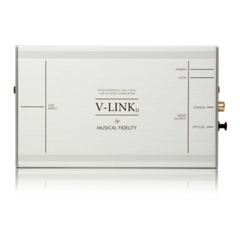 Musical Fidelity V-LINK II Instructions