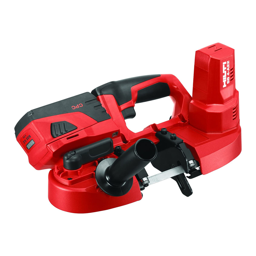 Hilti SB 4-A22 Original Operating Instructions