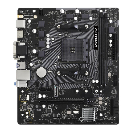 ASROCK A520M-HDV User Manual