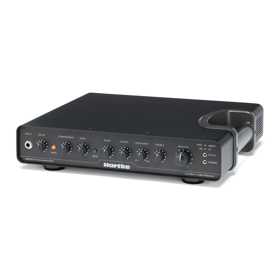 Hartke LX5500 Owner's Manual