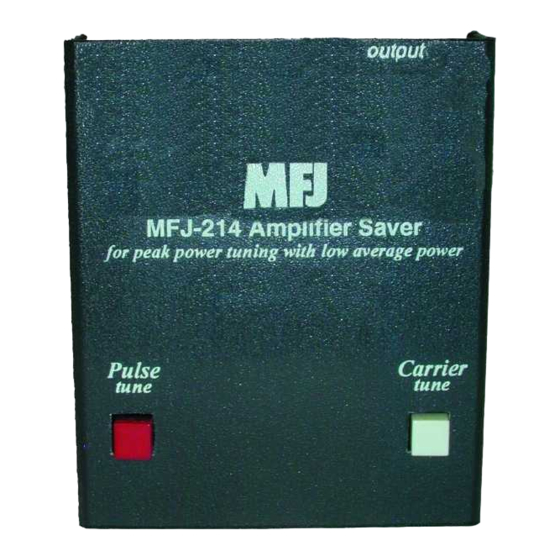 AMERITRON MFJ-214 Instruction Manual
