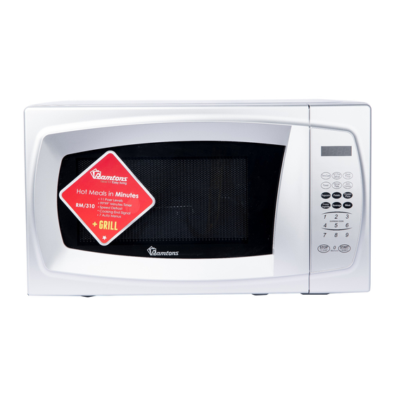 RAMTONS RM/310 Microwave Grill Manuals