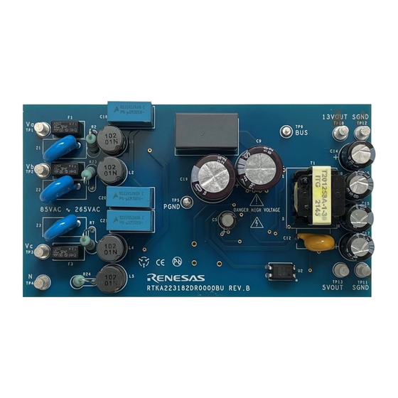Renesas RTKA223182DR0000BU Manuals
