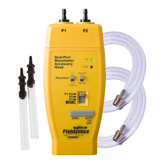 Fieldpiece ADMN2 Operator's Manual