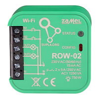 Zamel Wi-Fi supla ROW-02 Quick Manual