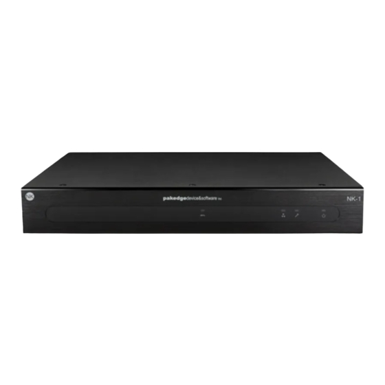 Pakedge NK-1 Quick Start Manual