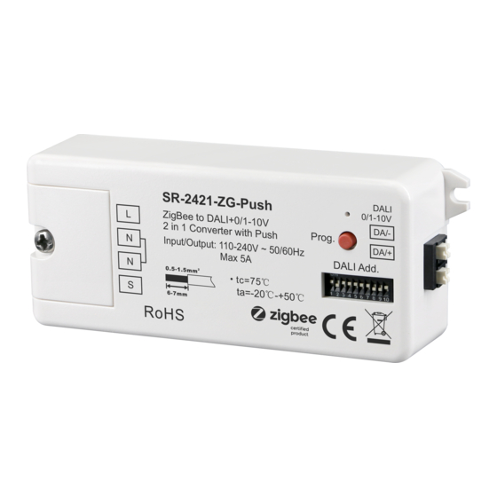 Sunricher DALI+0/1-10V Quick Start Manual