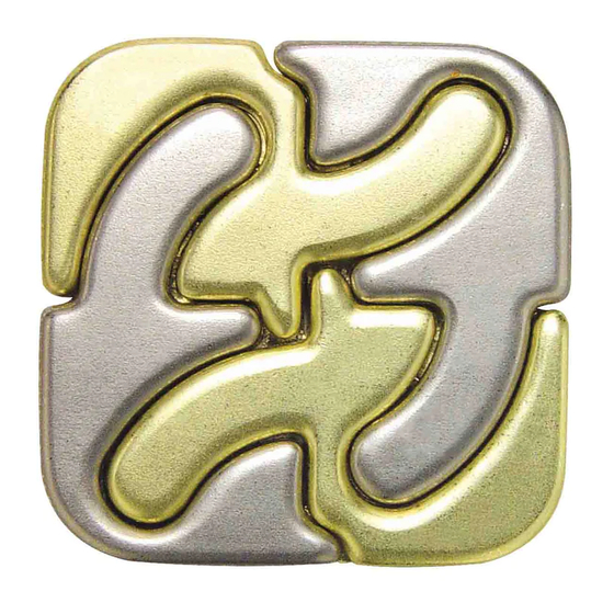 Hanayama Cast Puzzle CAST SQUARE Manual