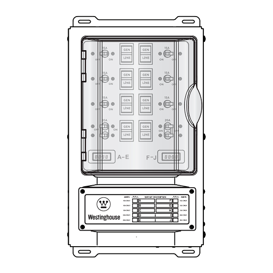 Westinghouse WMTS30A10C User Manual
