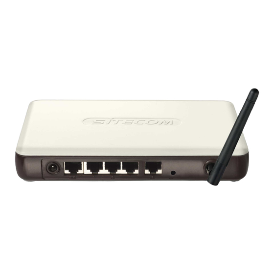 User Manuals: SITECOM WL-600 Wireless Broadband Router