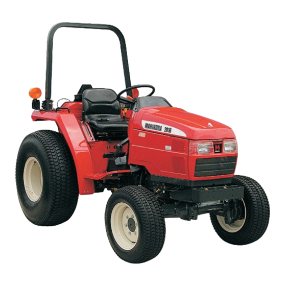 Mahindra ML106 Series Operator's Manual & Installation Instructions