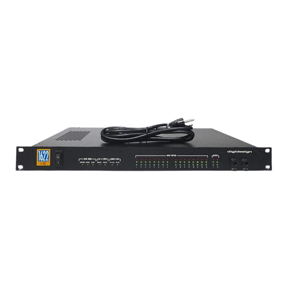 DigiDesign 1622 1 Installation Manual