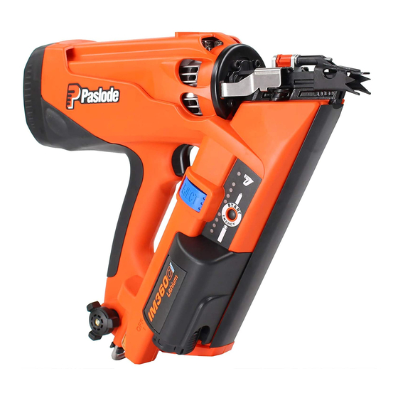 User Manuals: Paslode IM360CI Cordless Framing Nailer