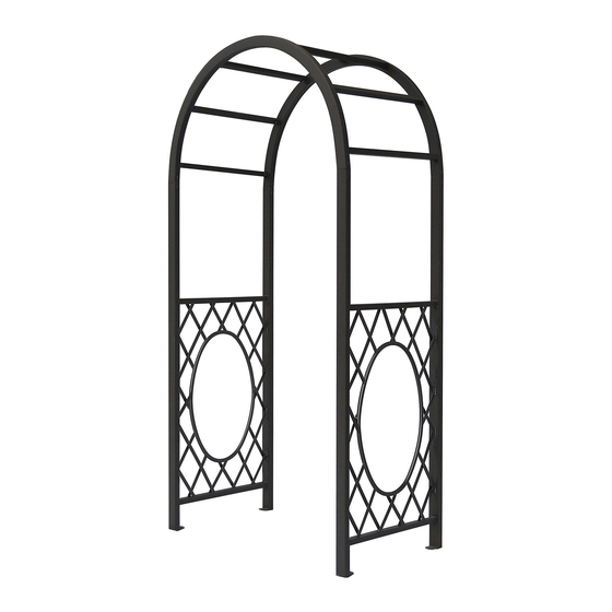 Rowlinson Garden Products Wrenbury Round Top Arch Assembly Instructions
