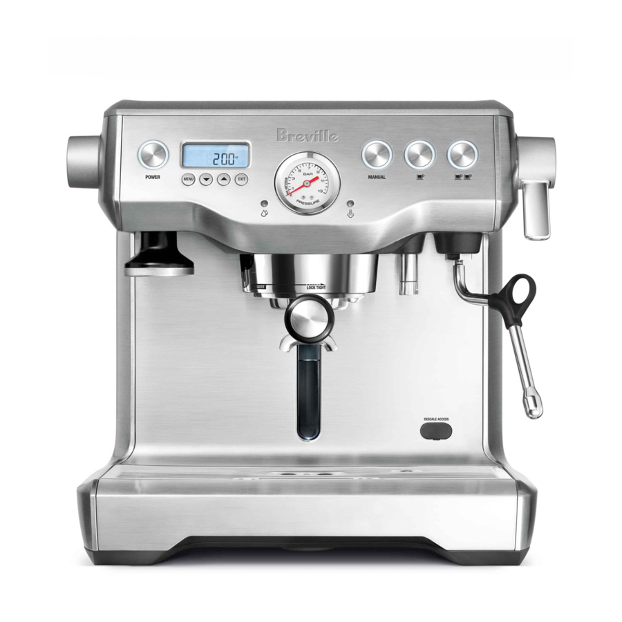 Breville Dual Boiler BES920 Manuals
