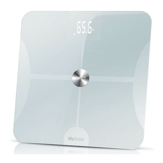 VISIOMED BewellConnect MyScale BW-SC2 Manual