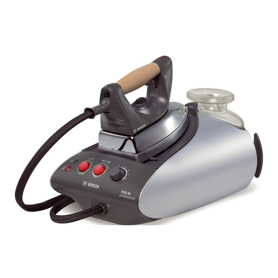 Bosch TDS2511GB Operating Instructions