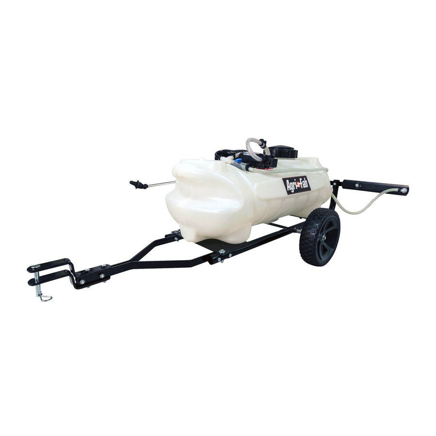 Agri-Fab Tow Sprayer 45-0292 Repair Parts