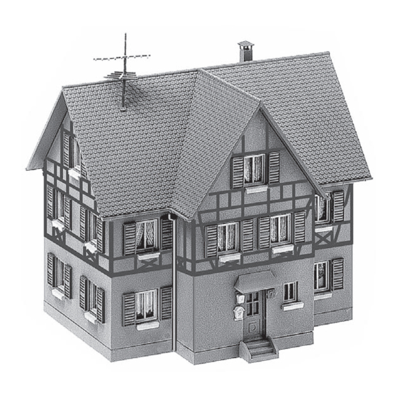 Faller HALF-TIMBERED TWO-FAMILY HOUSE Manual