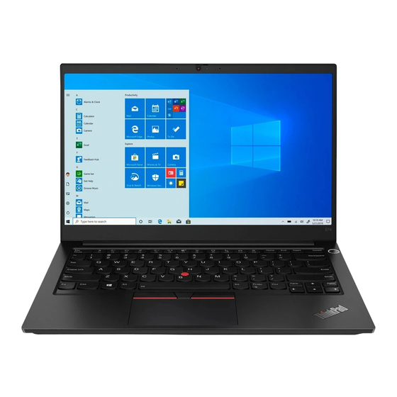 Lenovo ThinkPad E14 Gen 6 User Manual