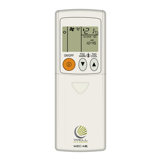 Wellclima WEC-M1 User Manual